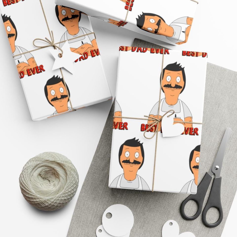 Bob's Burgers Bob Belcher Father's Day Wrapping Paper for Dad