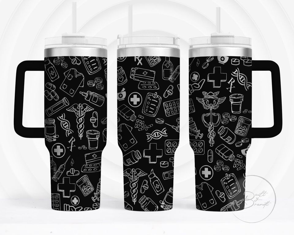 40oz Pharmacist Tumbler with Lid and Straw, Pharmacy Tumbler, Pharm Cups, Pharmacy Graduation Gifts, Pharmacist