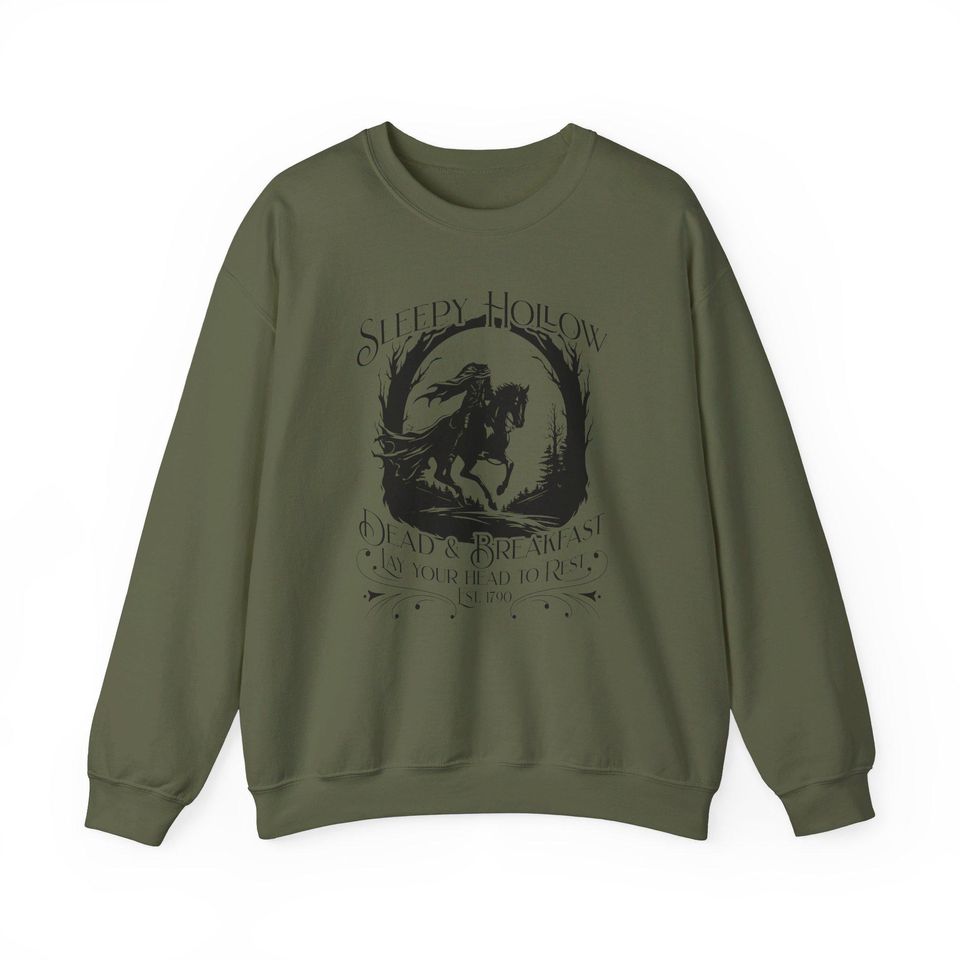 Sleepy Hollow Sweatshirt, Headless Horseman, Dark Academia, Booktok Merch