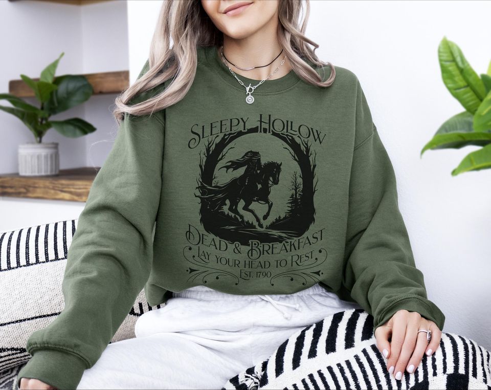 Sleepy Hollow Sweatshirt, Headless Horseman, Dark Academia, Booktok Merch