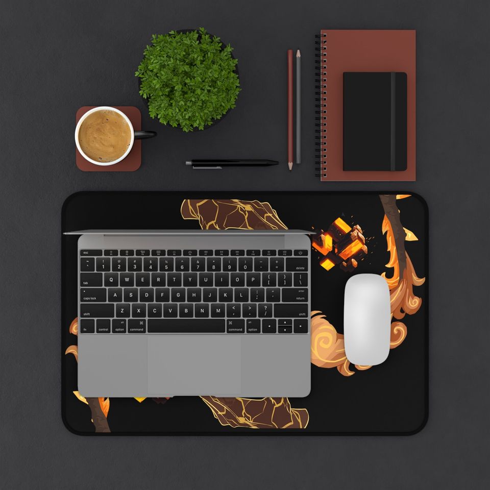 Zhongli Genshin Impact Desk Mat