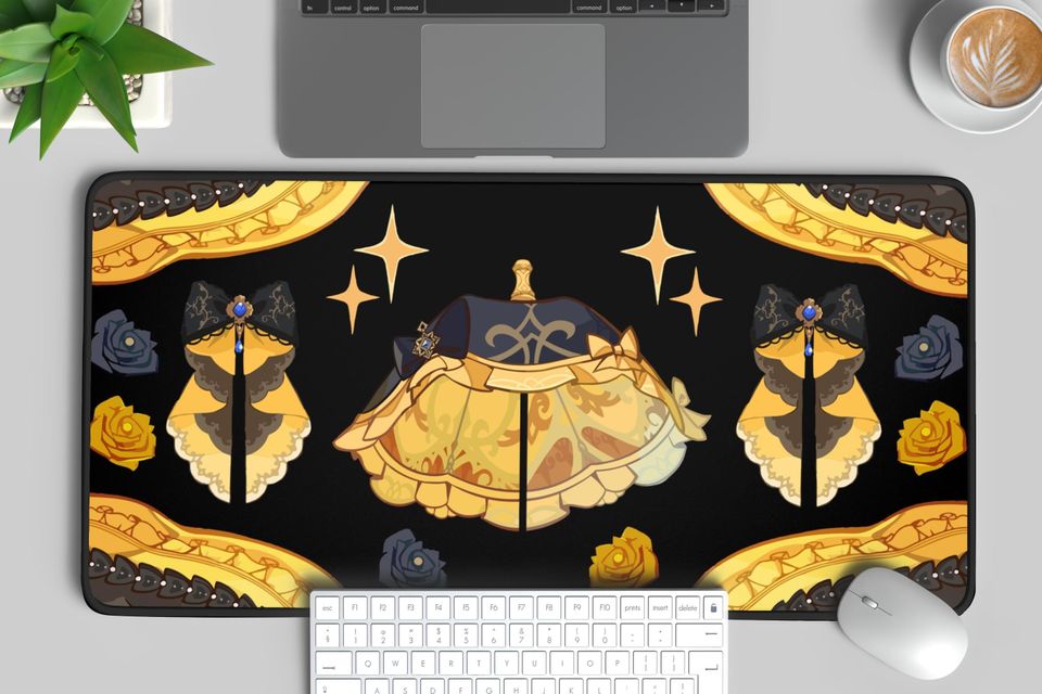 Navia Genshin Impact Desk Mat