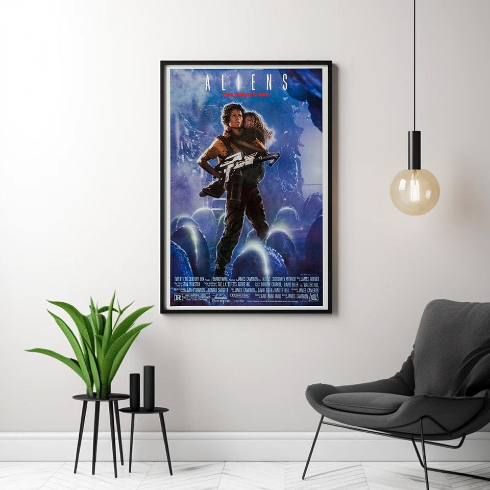 Aliens (1986) Classic Movie Poster