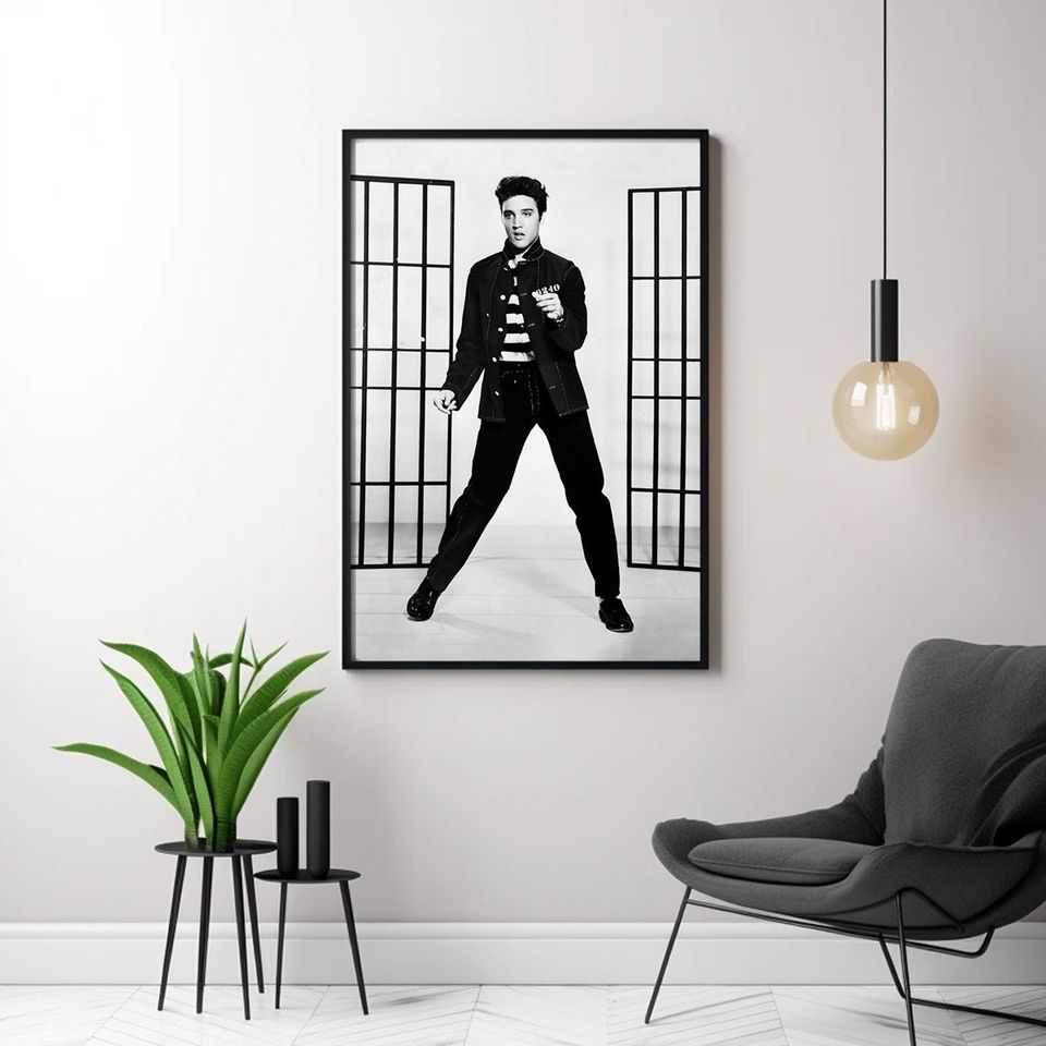 Elvis Presley Jailhouse Rock Vintage Poster