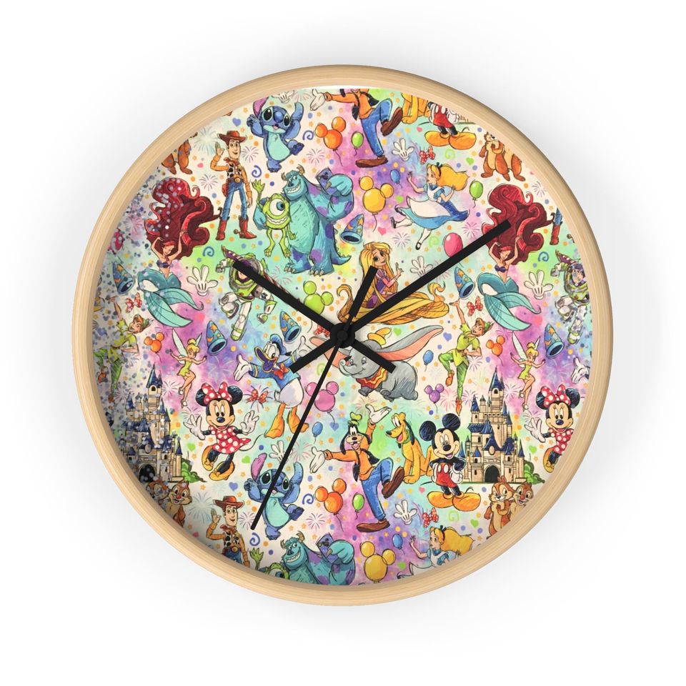 Disney Character Wall Clock
