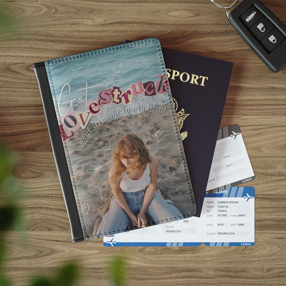 T Swift LoveStruck Passport Cover