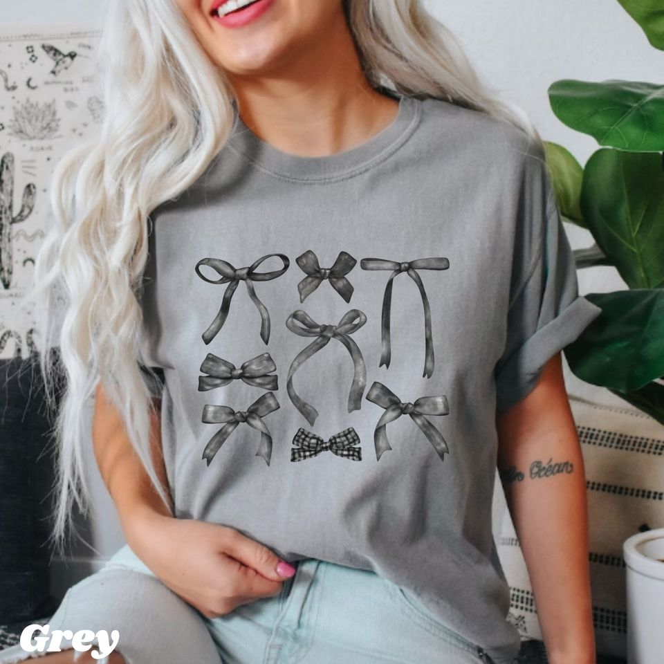 Coquette Black Bows Baby Tee, Coquette Black Ribbon Baby Tee