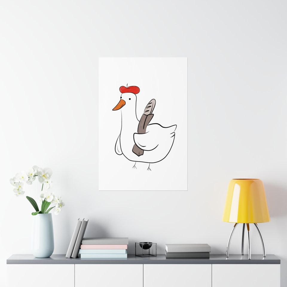 Funny Duck Premium Matte Vertical Posters