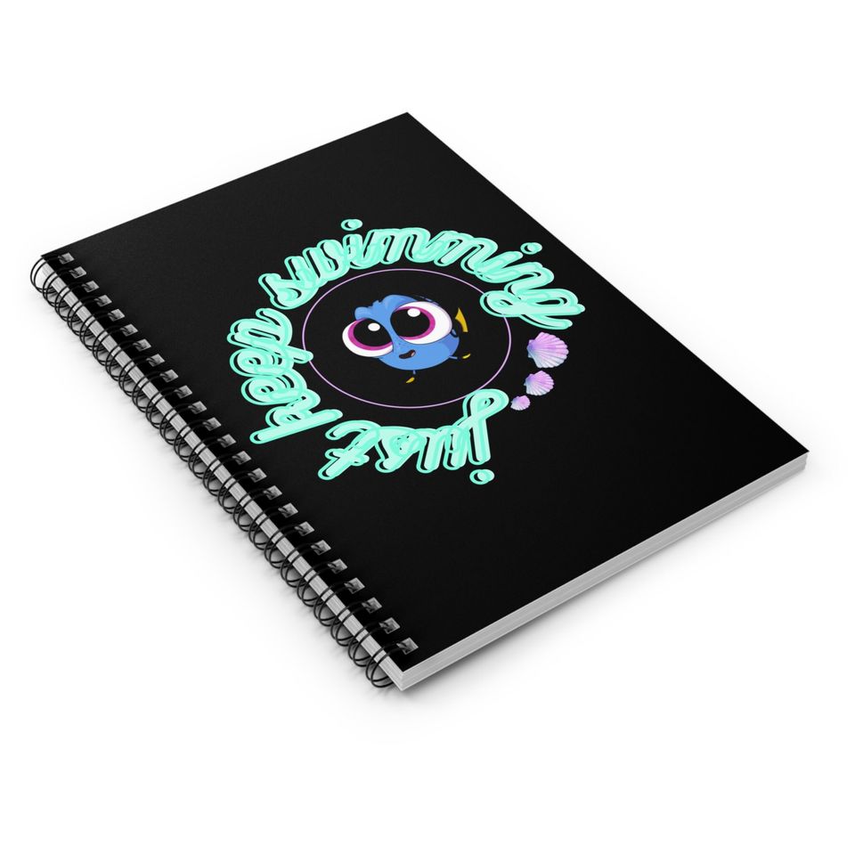 Disney Finding Dory Just Keep Swimming Spiral Notebook - Ruled Line