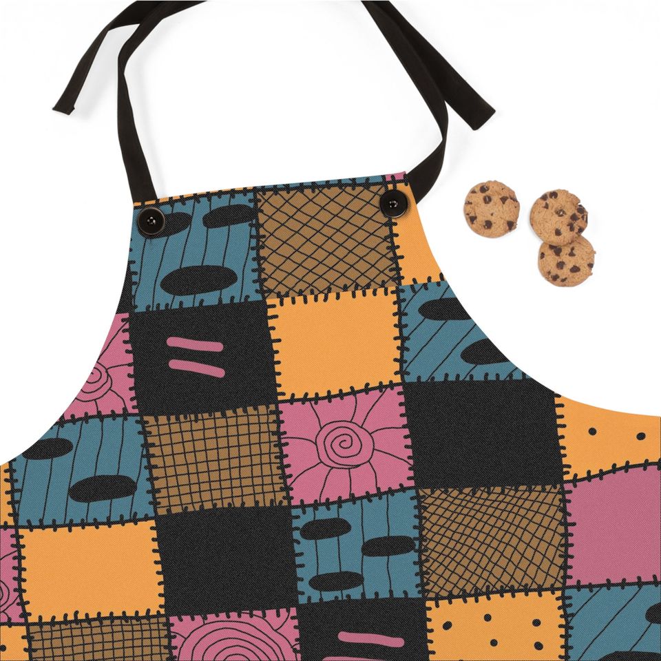 The Nightmare Before Christmas Sally Patches Apron