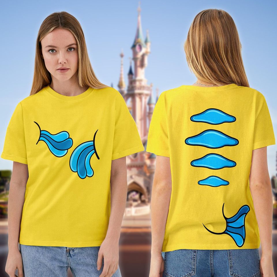 Finding Nemo Fish Cosplay Costume Shirt, Halloween Costume For Family Group 3D Shirt, Funny Fish Movie Tee, Fish Animated Kids Cosplay