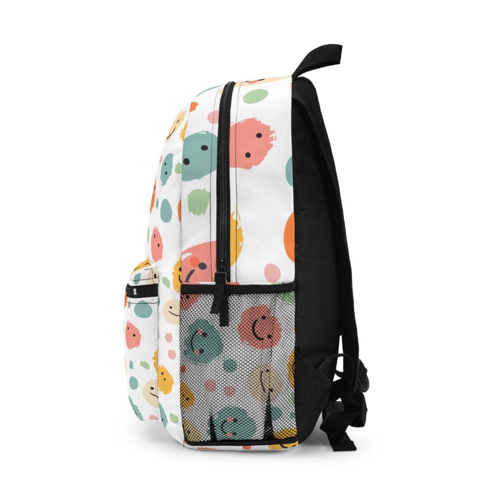 Smiley Face Backpack for Accessories and Bags