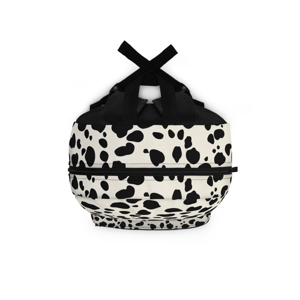 Durable Spotted Pattern Backpack  Lightweight, Waterproof, Adjustable Straps, Roomy Interior, Assembled in the USA