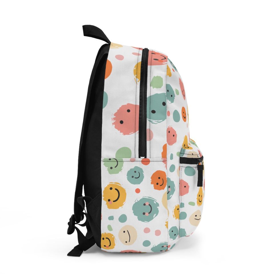 Smiley Face Backpack for Accessories and Bags