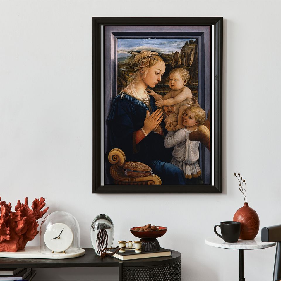 Filippo Lippi, Madonna and Child and Two Angels