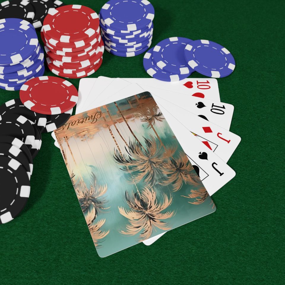 Palm Travel Custom Poker Cards
