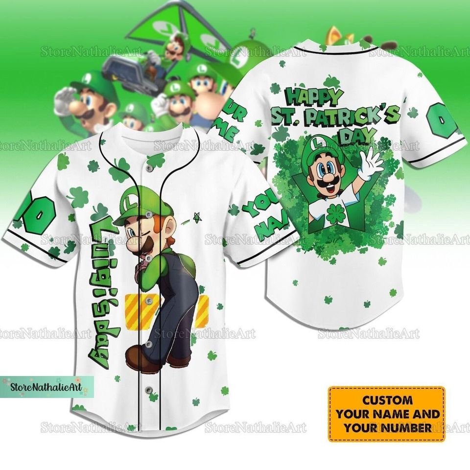 Super Mario Jersey, Super Mario Baseball Jersey