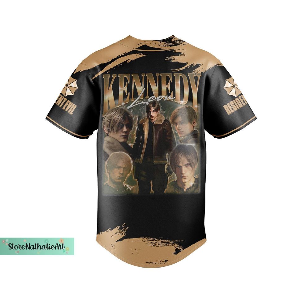Leon Kennedy Jersey, Leon Kennedy Baseball Jersey, Leon Kennedy Jersey