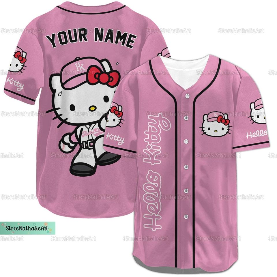 Hello Kitty Shirt, Hello Kitty Baseball Shirt