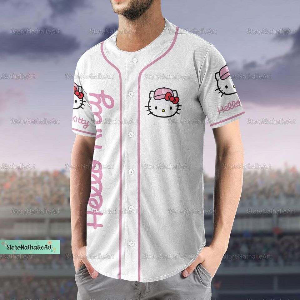Hello Kitty Shirt, Hello Kitty Baseball Shirt