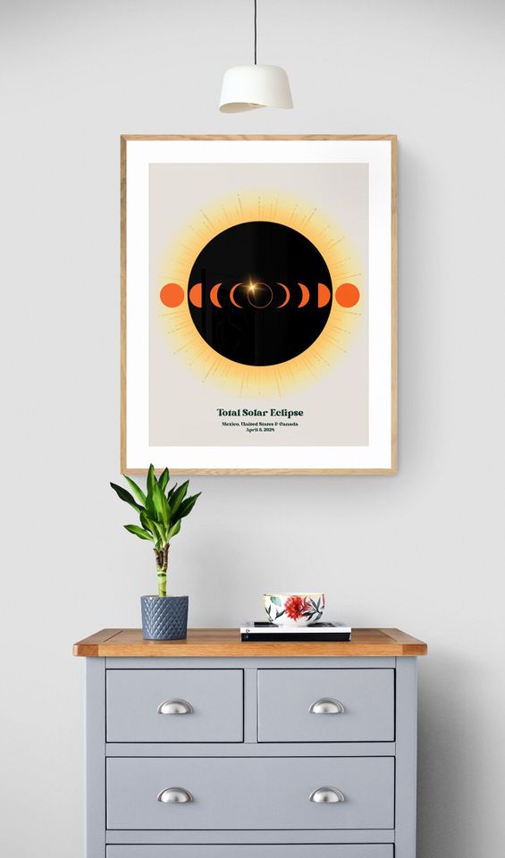 Solar Eclipse 2024 Poster