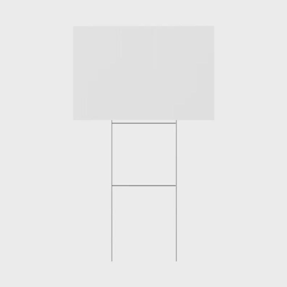 Charlie Kirk Yard Sign, Justice For Charlie Kirk, Patriotic Political Activism Sign