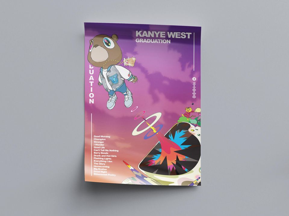 Kanye West - Graduation Album Cover Art Print