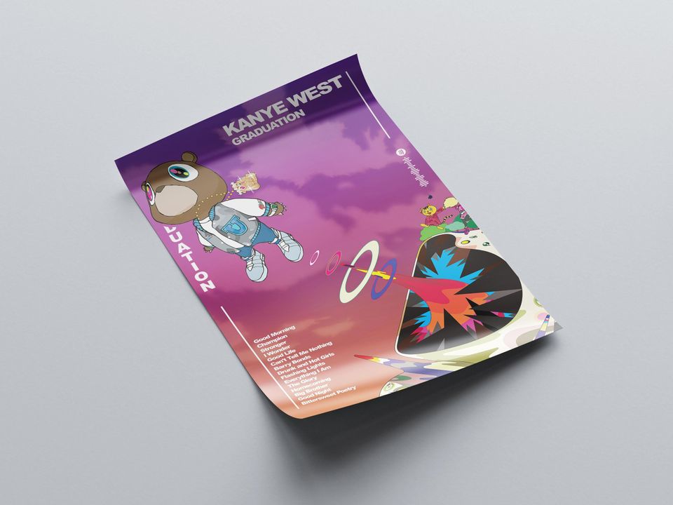 Kanye West - Graduation Album Cover Art Print