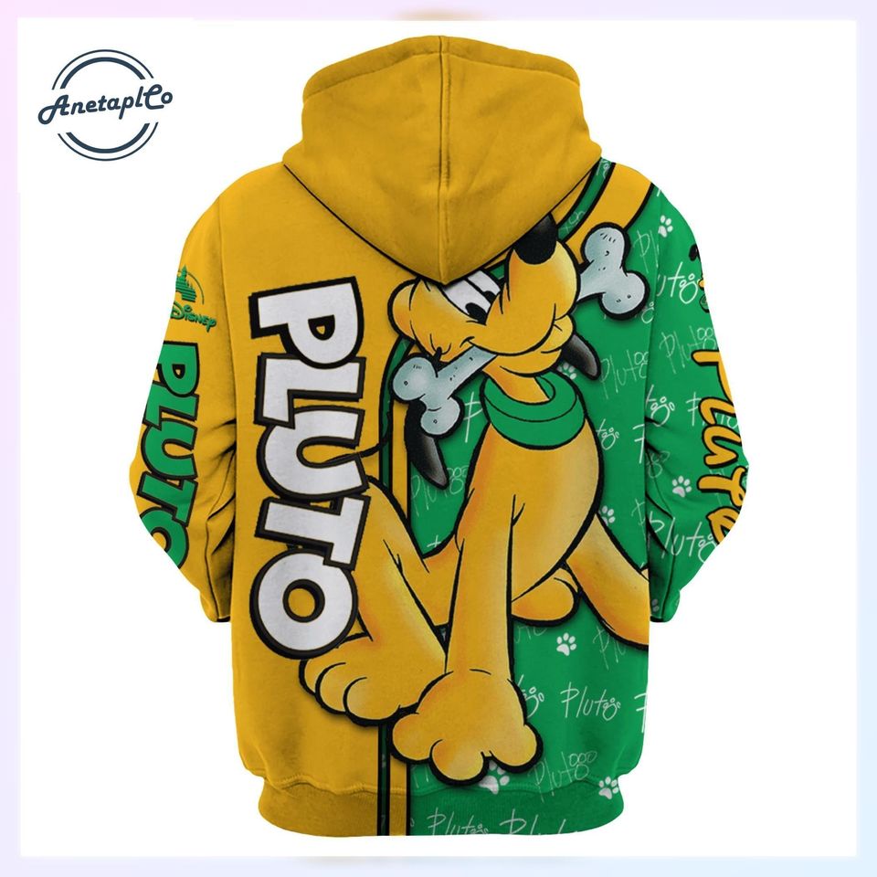 Pluto Hoodie, Pluto Dog Hoodie, Disney Pluto Hoodie, Pluto Dog