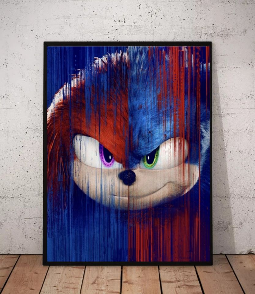Sonic The Hedgehog Poster, Sonic Poster