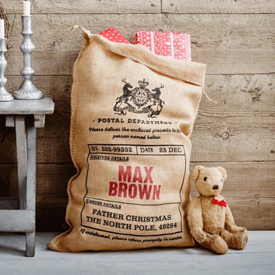 The Walpole Personalised Christmas Sack