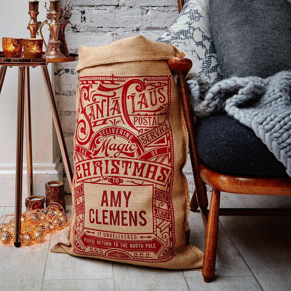 The Hudson Personalised Christmas Sack