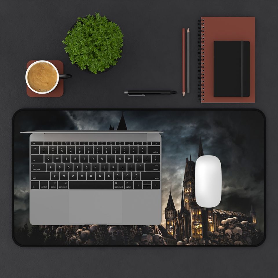 Harry Potter Inspired Deskmat, Wizard School Desk Mat, Desk Accessories, Wizard Office Decot