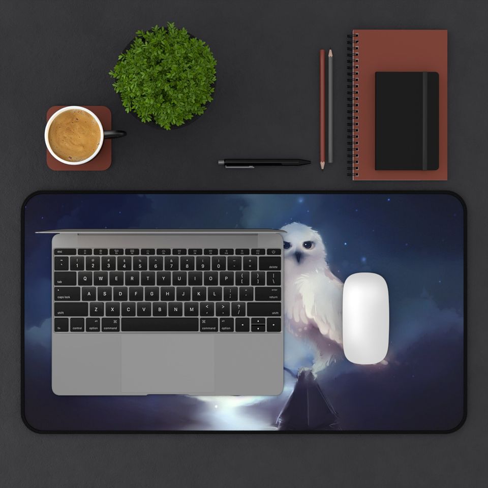Hedwig Wizard World Desk Mat, Hogwarts School Harry Potter Inspired Deskmat