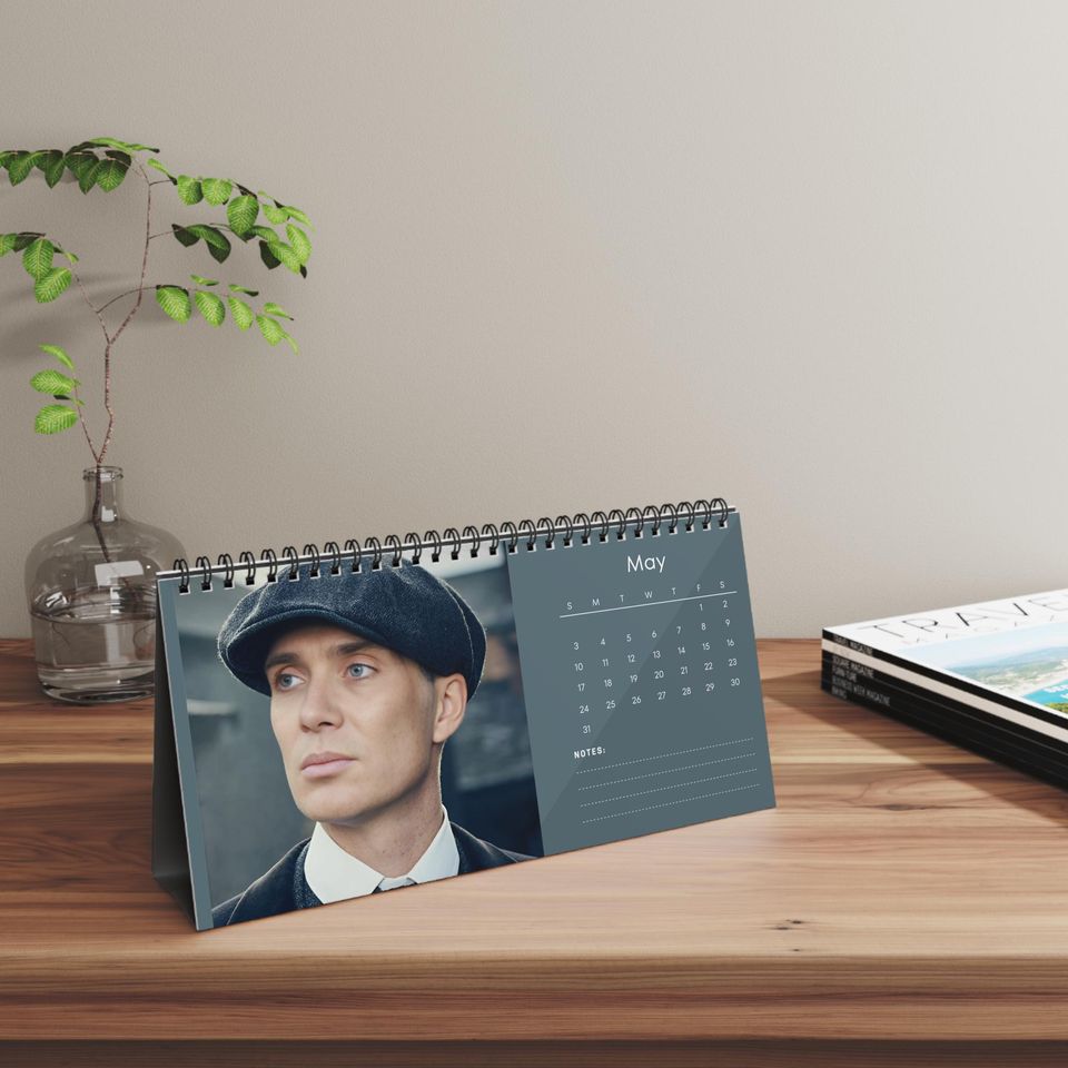 Cillian Murphy 2026 Desk Calendar |  Actor Gift | Office Decor
