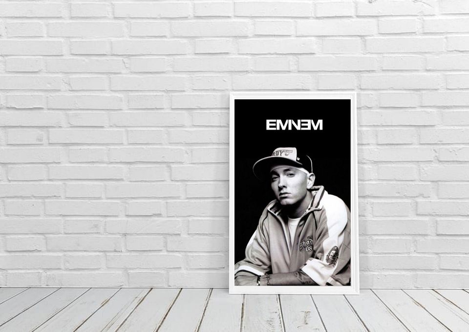 Eminem Poster| Hip Hop Poster| Rapper Poster