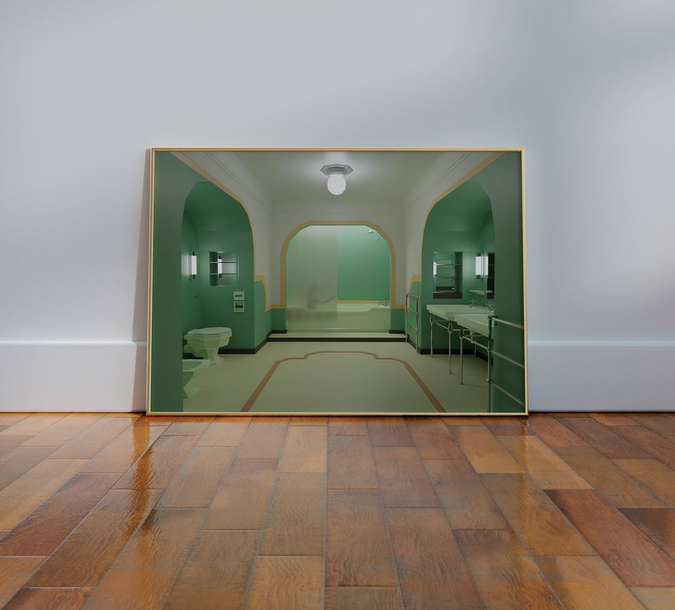 The Shining Movie Bathroom Wall Art Print, Stanley Kubrick's Room