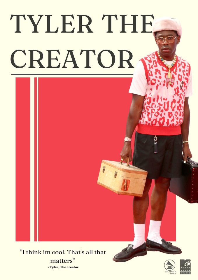Tyler The Creator retro poster