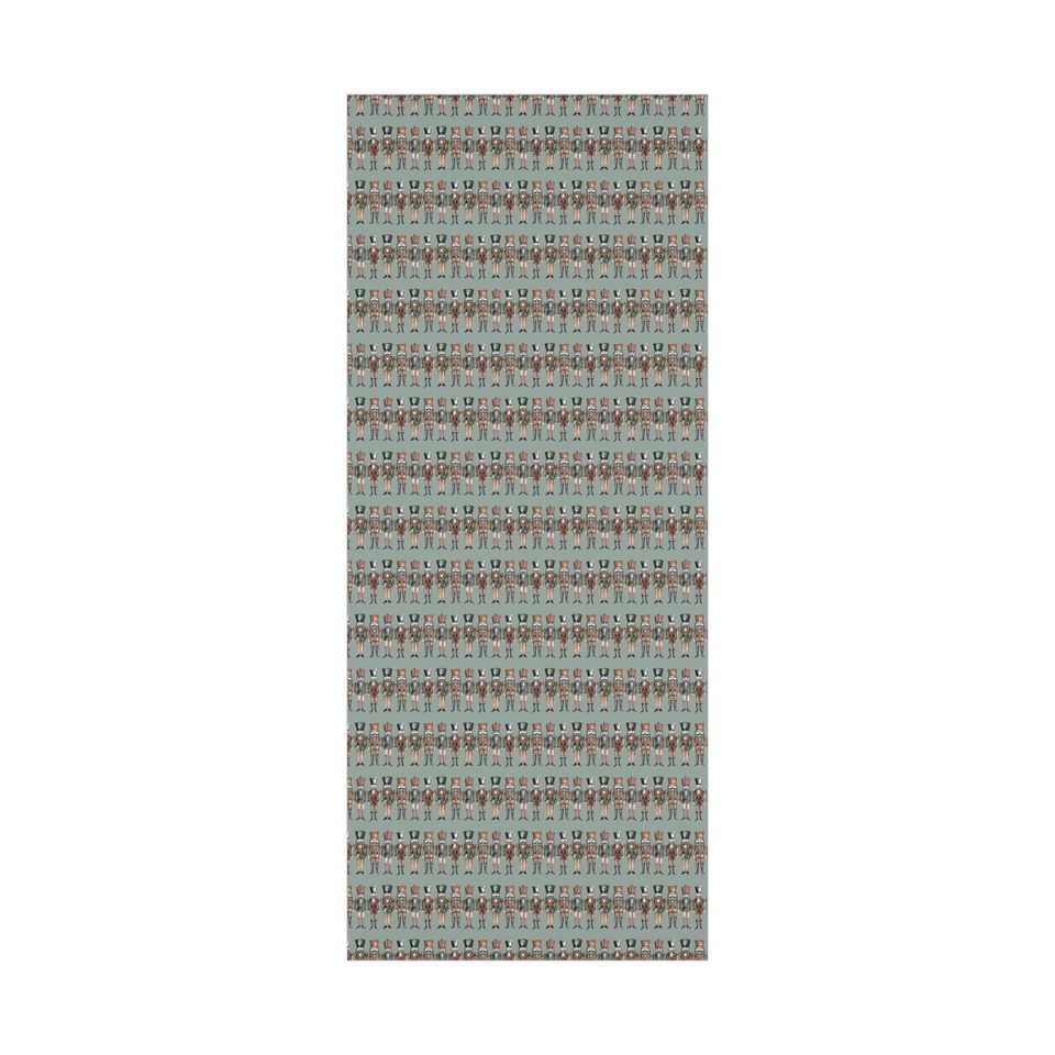 Nutcracker Christmas Wrapping Paper: Traditional Toy Soldier Gift Wrap