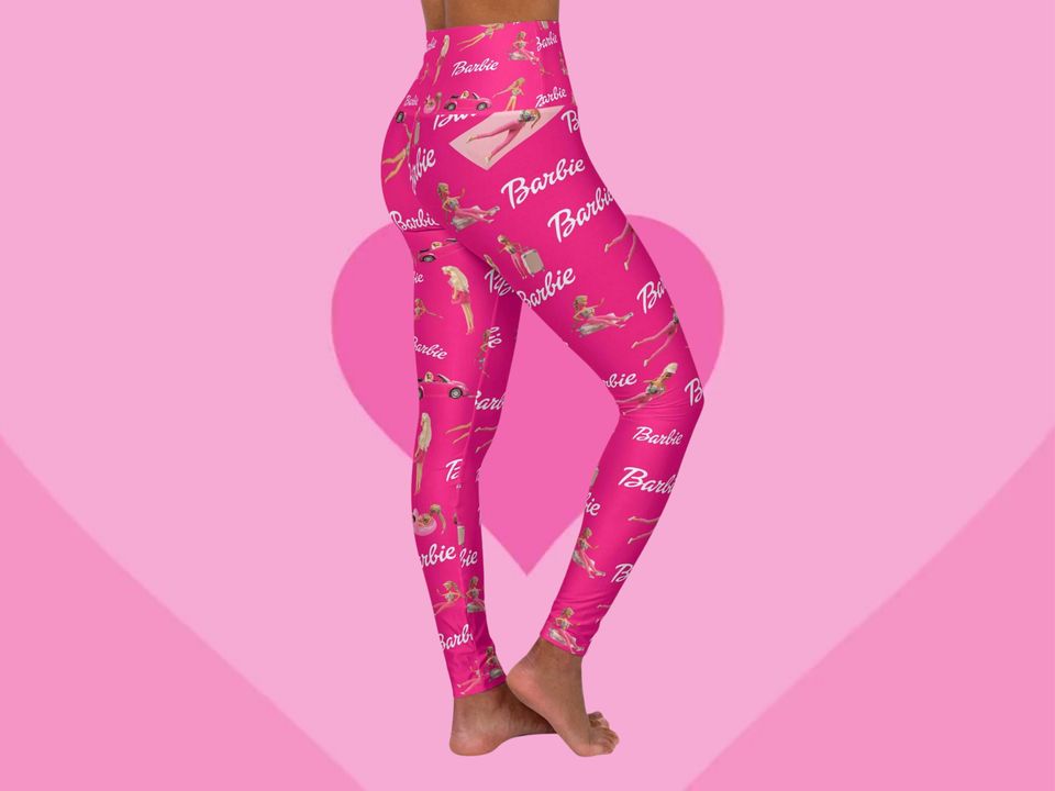 High Waisted Barbie Leggings I Eye-catching Style With Confidence Booster Effect