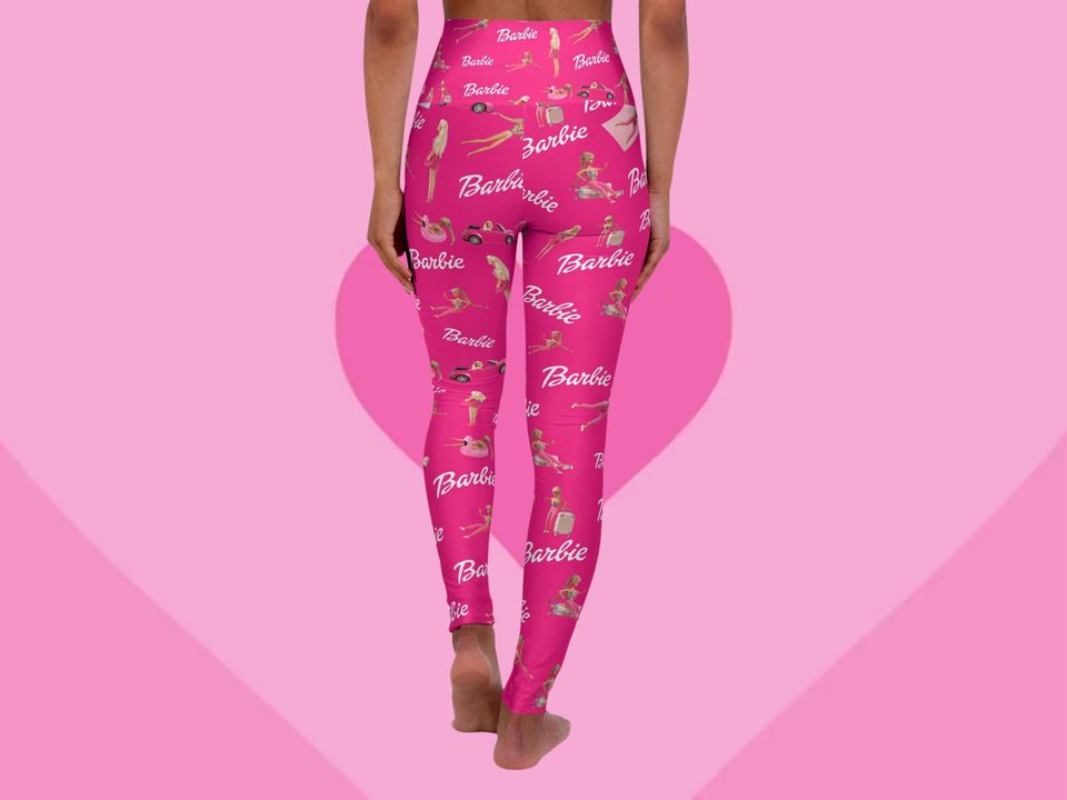 High Waisted Barbie Leggings I Eye-catching Style With Confidence Booster Effect