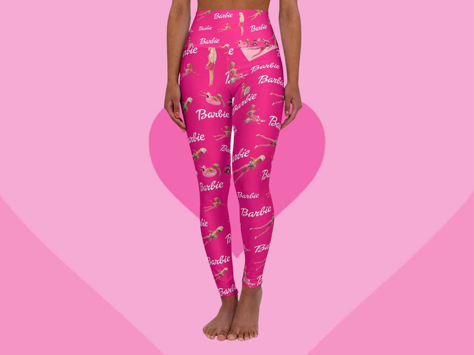 High Waisted Barbie Leggings I Eye-catching Style With Confidence Booster Effect