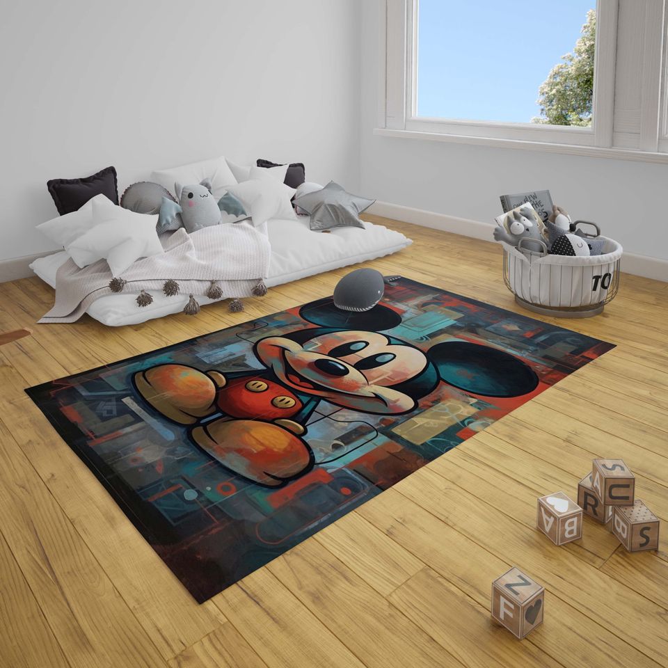 Mickey Mouse Disney Kids Room Rug