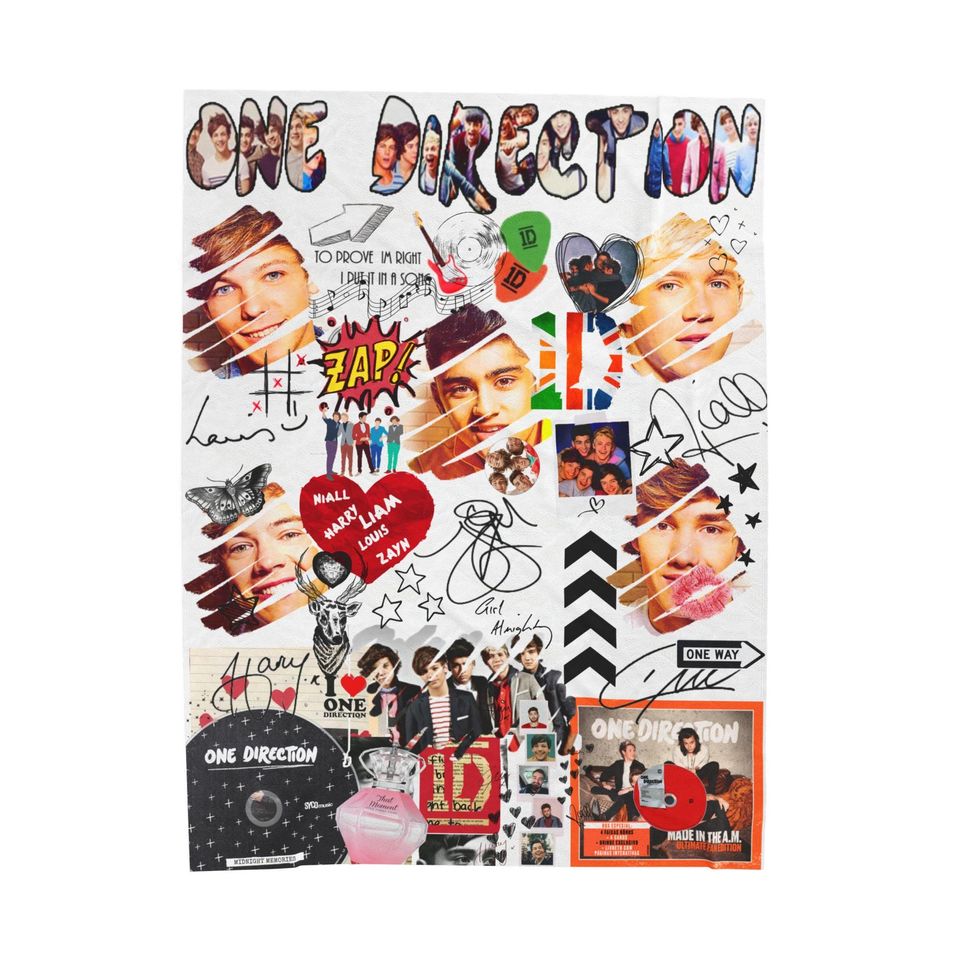 One Direction Fleece Blanket Liam Payne Plush Throw Gift for Her