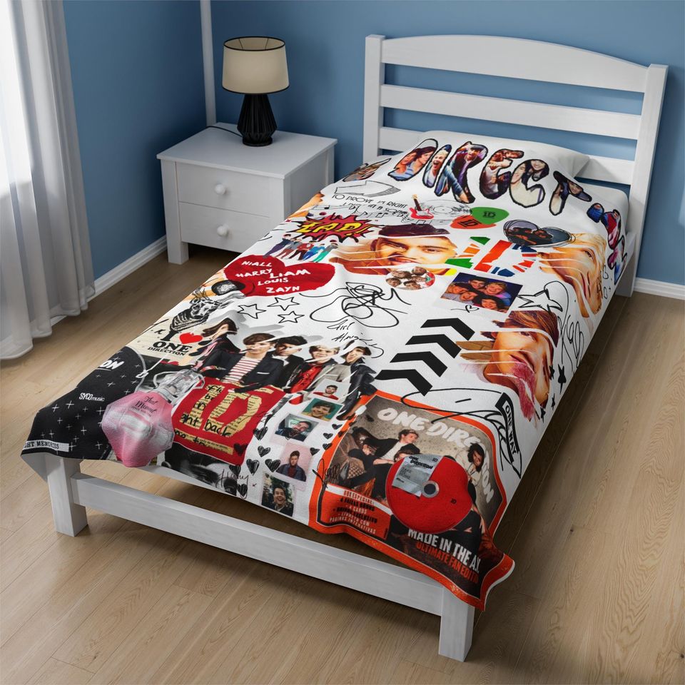One Direction Fleece Blanket Liam Payne Plush Throw Gift for Her