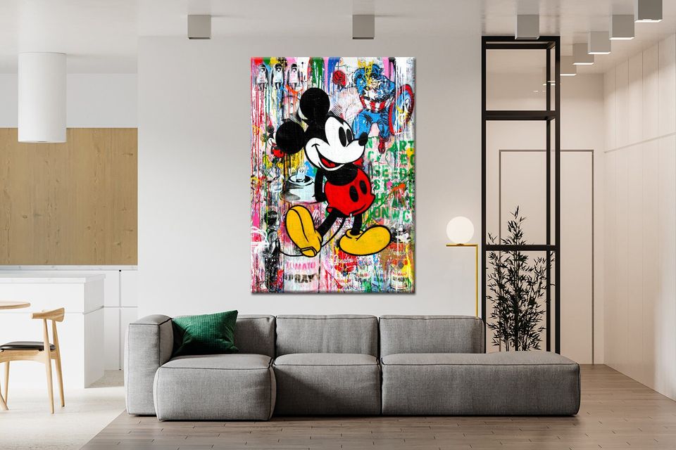 Banksy Mickey Mouse Premium Matte Vertical Posters
