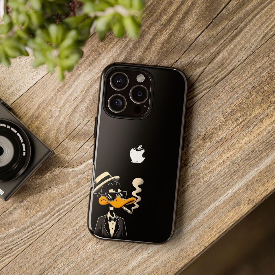 Funny Daffy Duck iPhone Tough Case – Cartoon Cover, Gift for Duck Lovers
