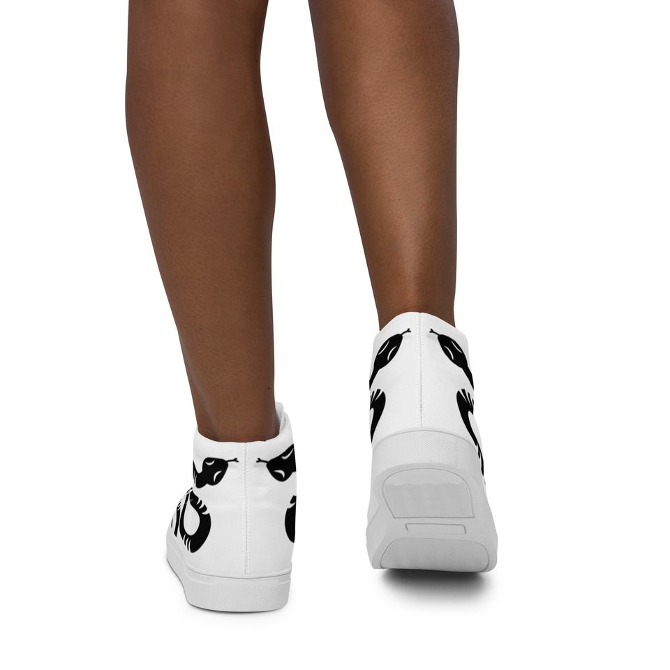 Womens Reputation High Top Canvas Shoes