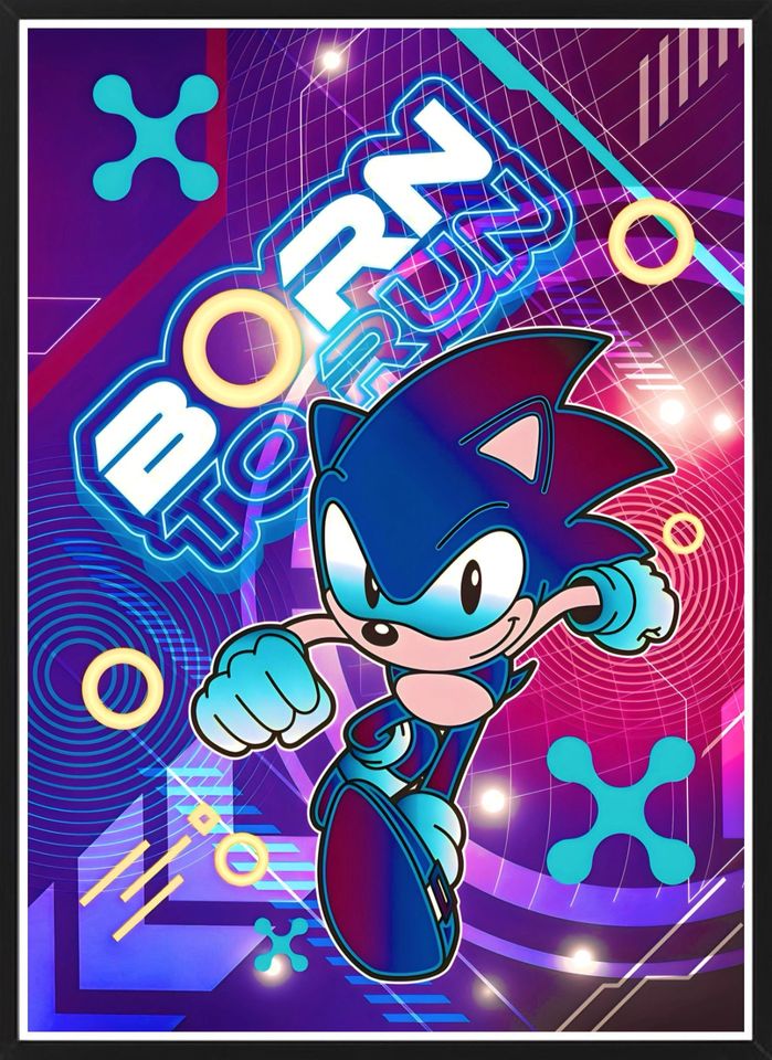 Sonic the Hedgehog Digital Download Poster Bundle for bedroom decor, party decor, game room decor