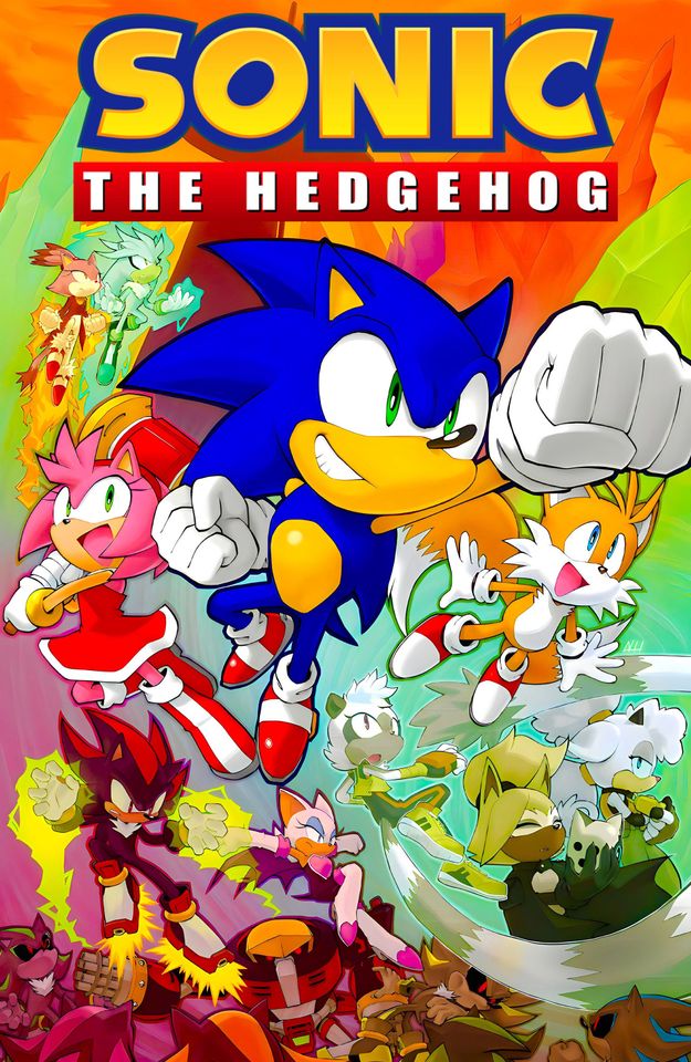 Sonic the Hedgehog Poster for bedroom decor, party decor, game room decor